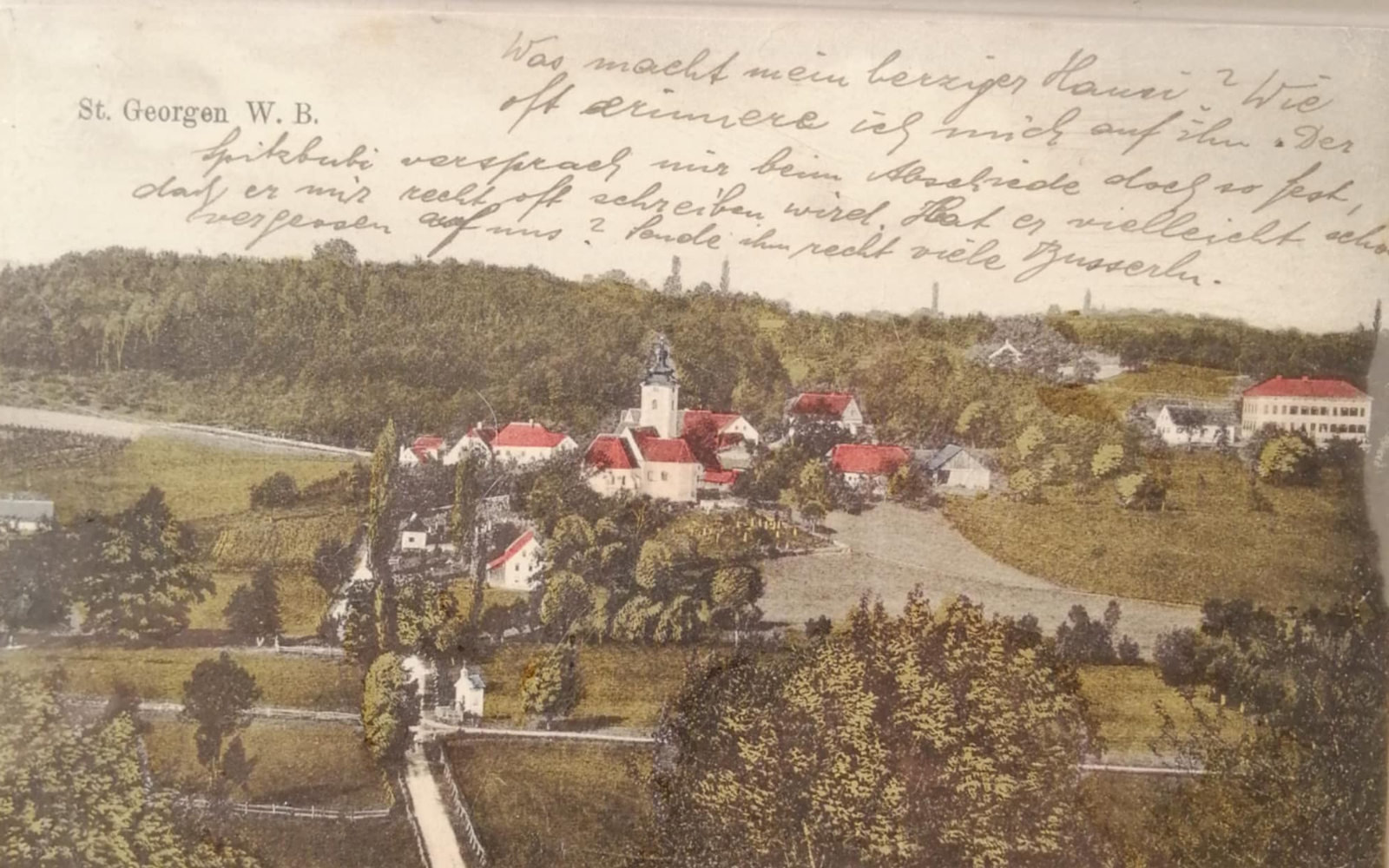 Podobe stare šole v Svetem Juriju v Slovenskih goricah