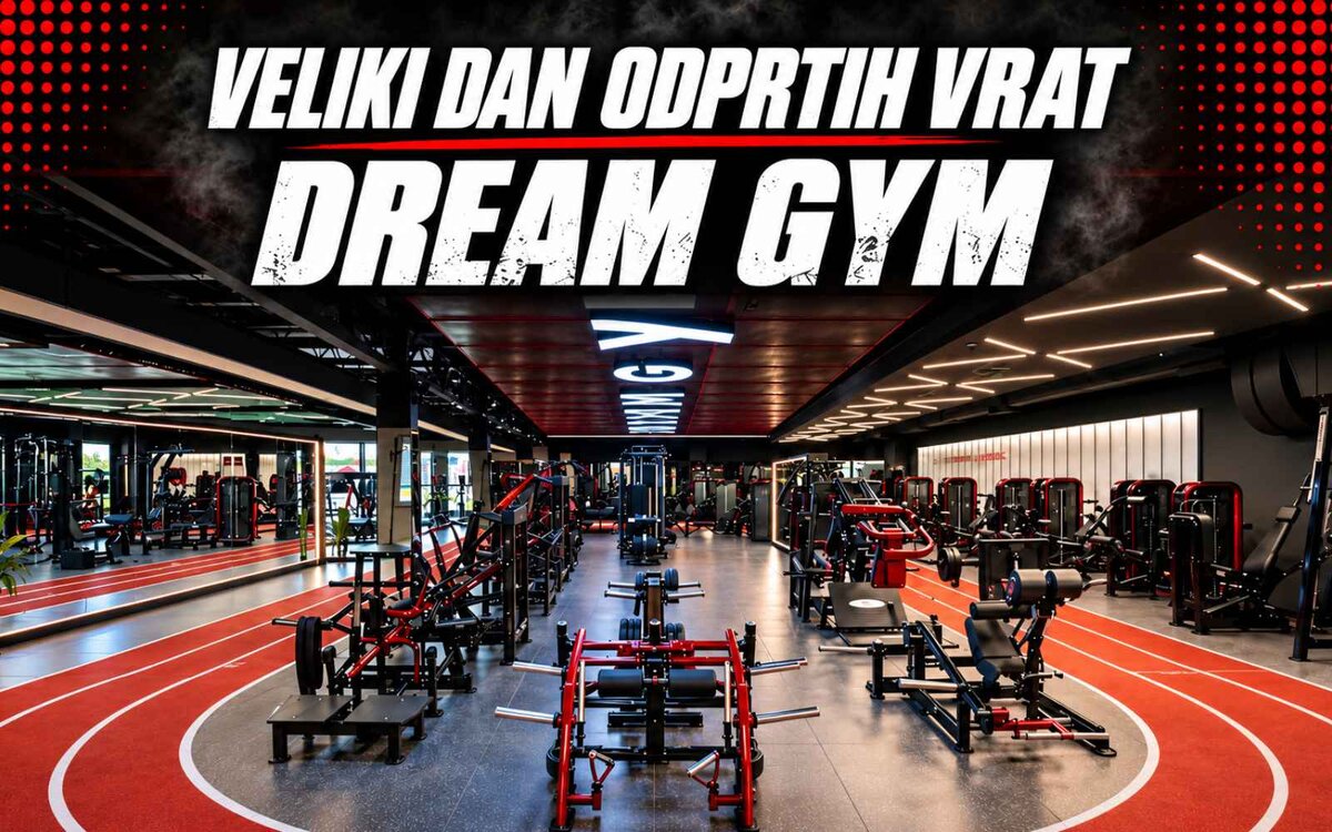 Prenovljeni Dream Gym v Lenartu z vadbenimi napravami in tekaško stezo