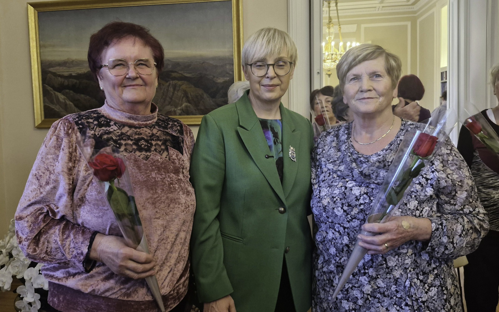 Prostovoljki iz Svete Ane med gostjami predsednice republike