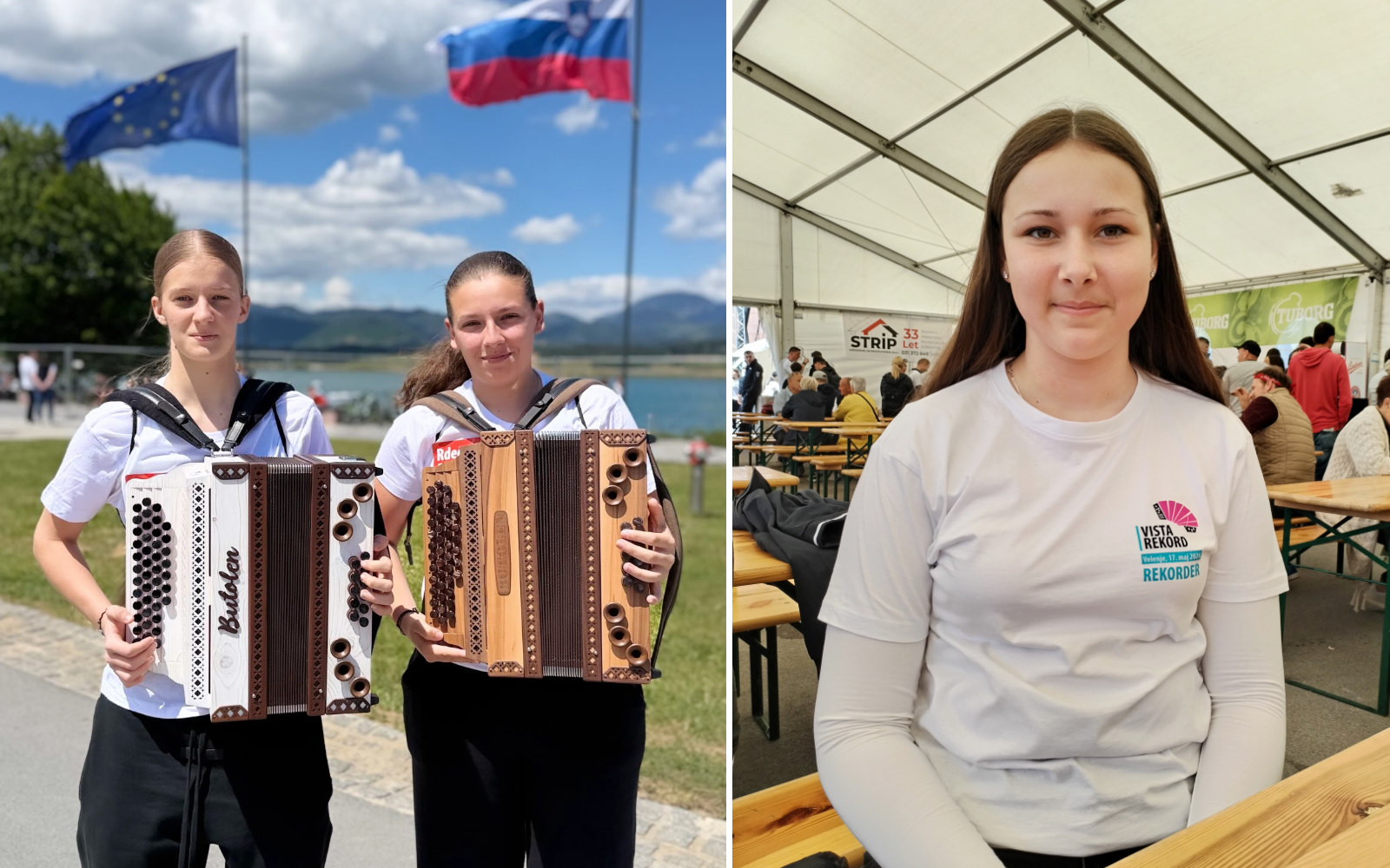 Harmonikarji iz Slovenskih goric pomagali postaviti nov evropski rekord