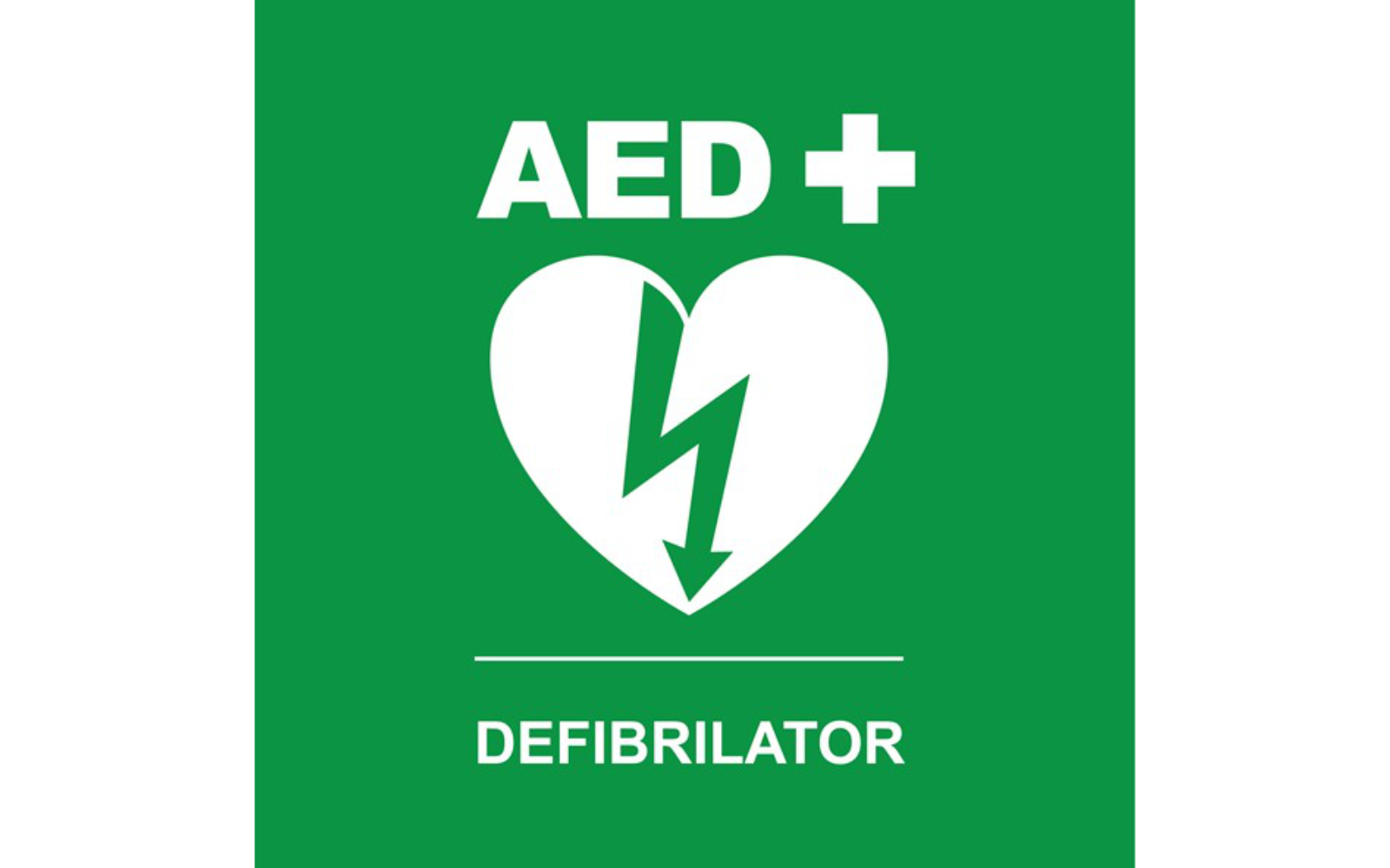defibrilator nalepka p