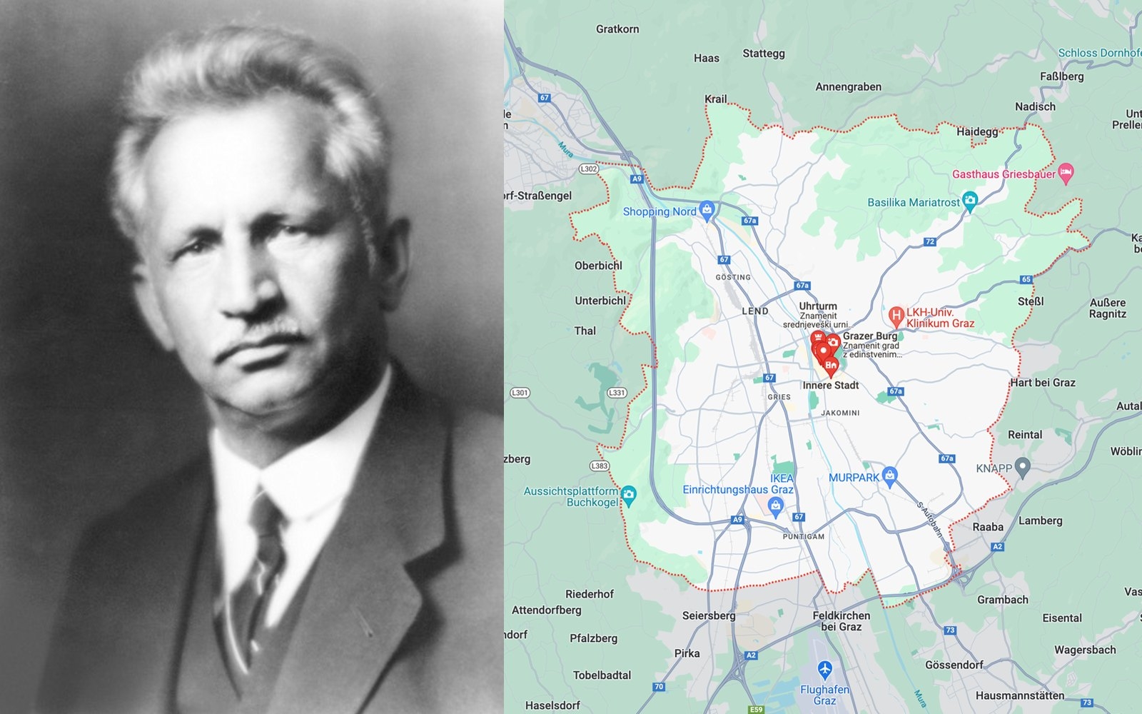 Lenartčani niso pozabili velikega rojaka Vincenca Muhiča. Foto: arhiv slik Avstrijske nacionalne knjižnice