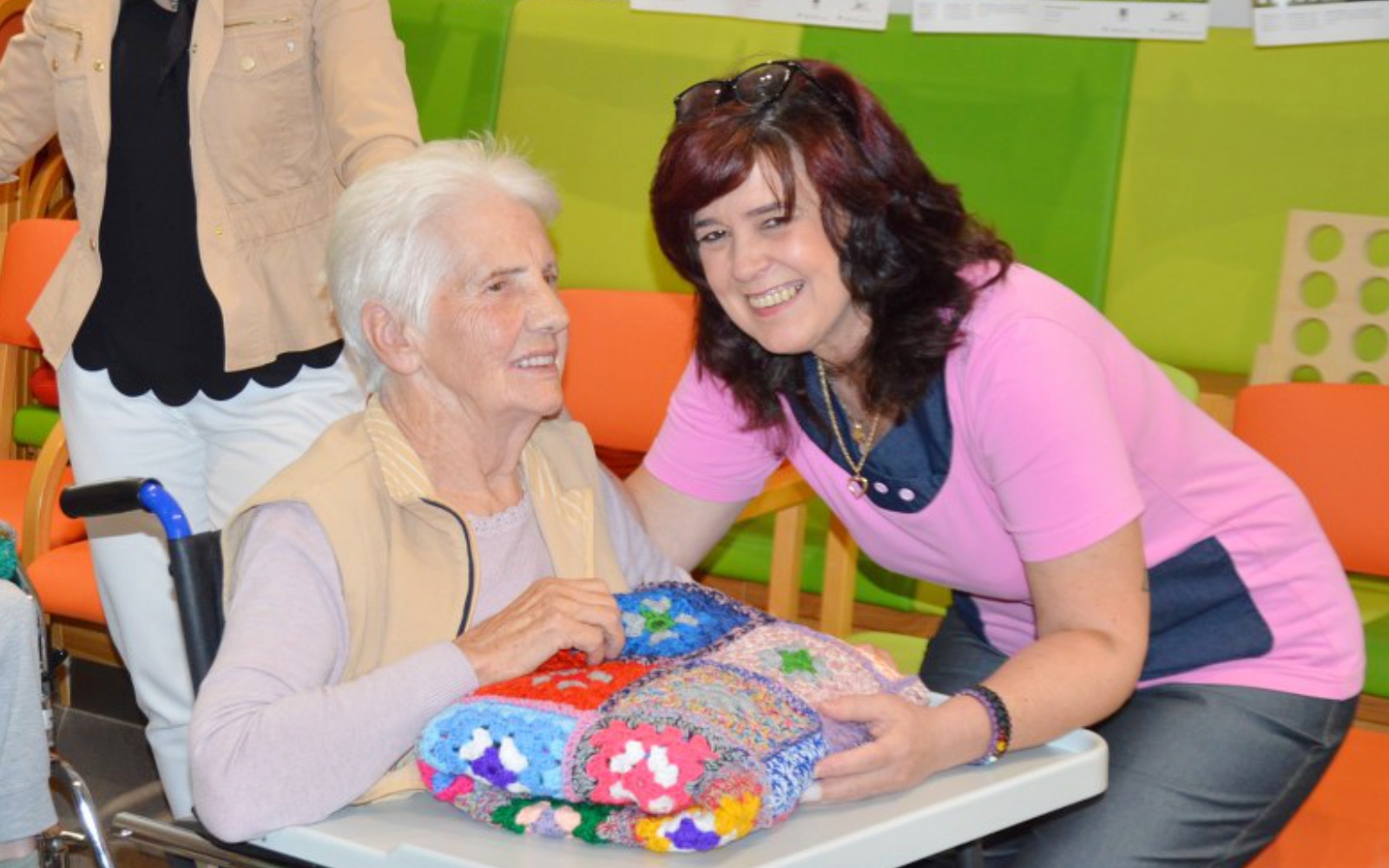 Odejic so se razveselili tudi v Domu starejših na Fari. Foto: arhiv doma.