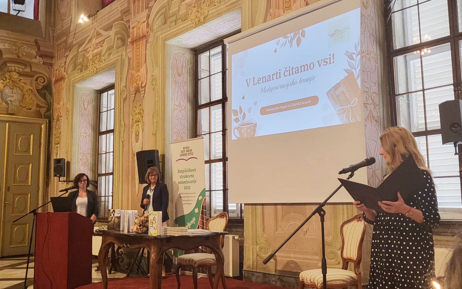 Na posvetovanju se je predstavila tudi Knjižnica Lenart. Foto: Petra Kranvogel Korošec