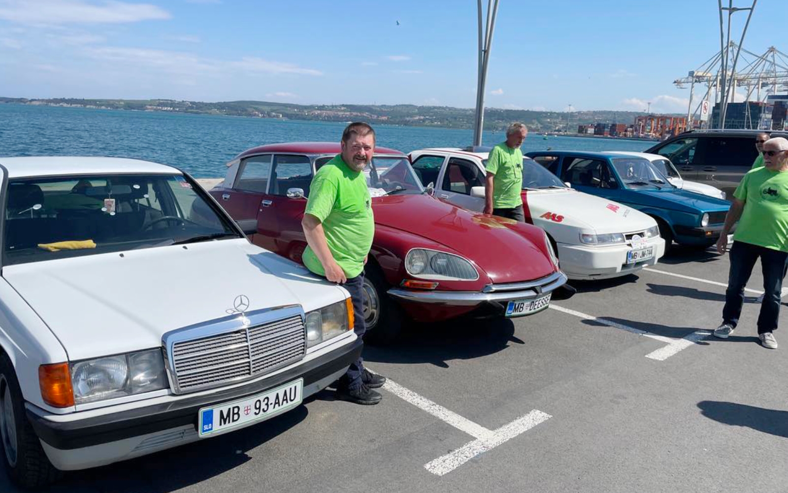 Bolfenški starodobniki v slovensko Primorje ponesli glas o nas. Foto: Klavdija Brumen