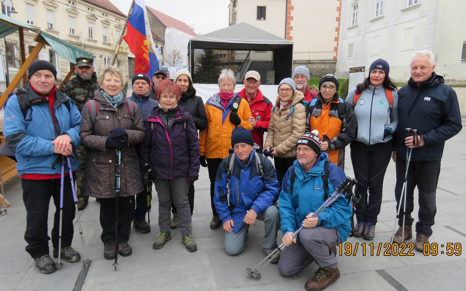 Lenarški Maistrovci pred štartom proti Zavrhu. Foto: Franc Lajnšič.