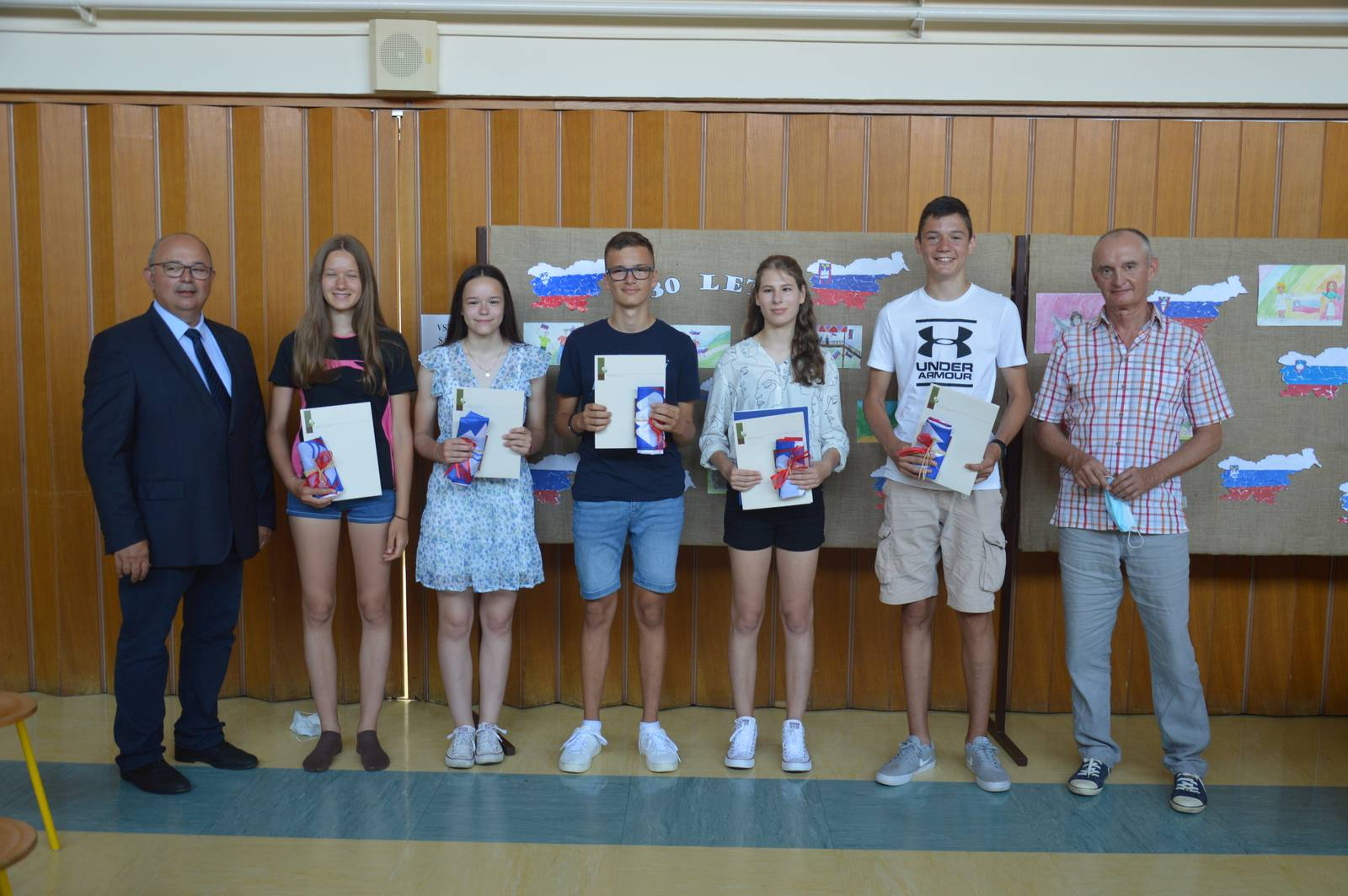 Nagrajeni učenci OŠ Lenart. Foto: arhiv občine