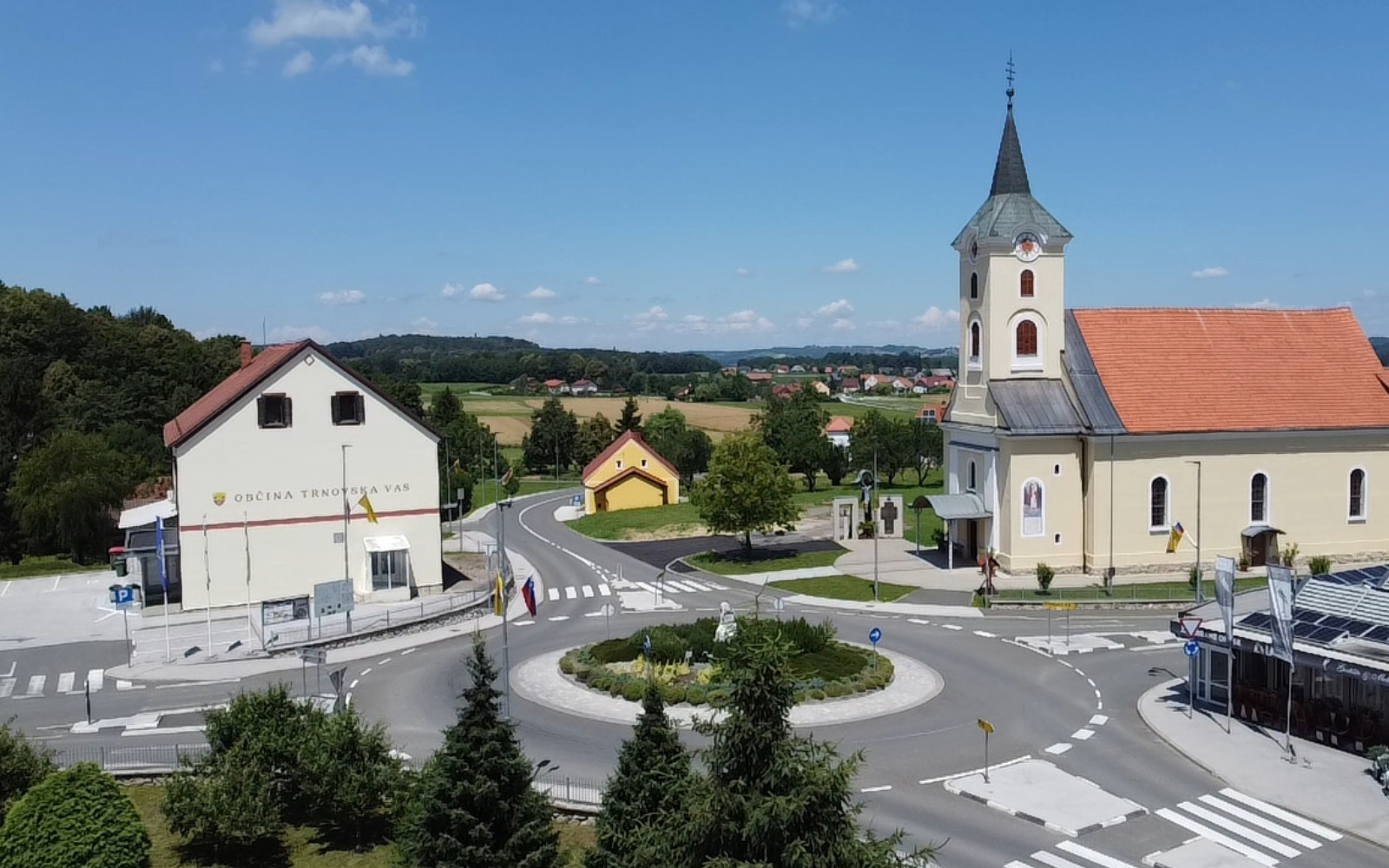 Foto: Jani Kukovec / Središče Občine Trnovska vas