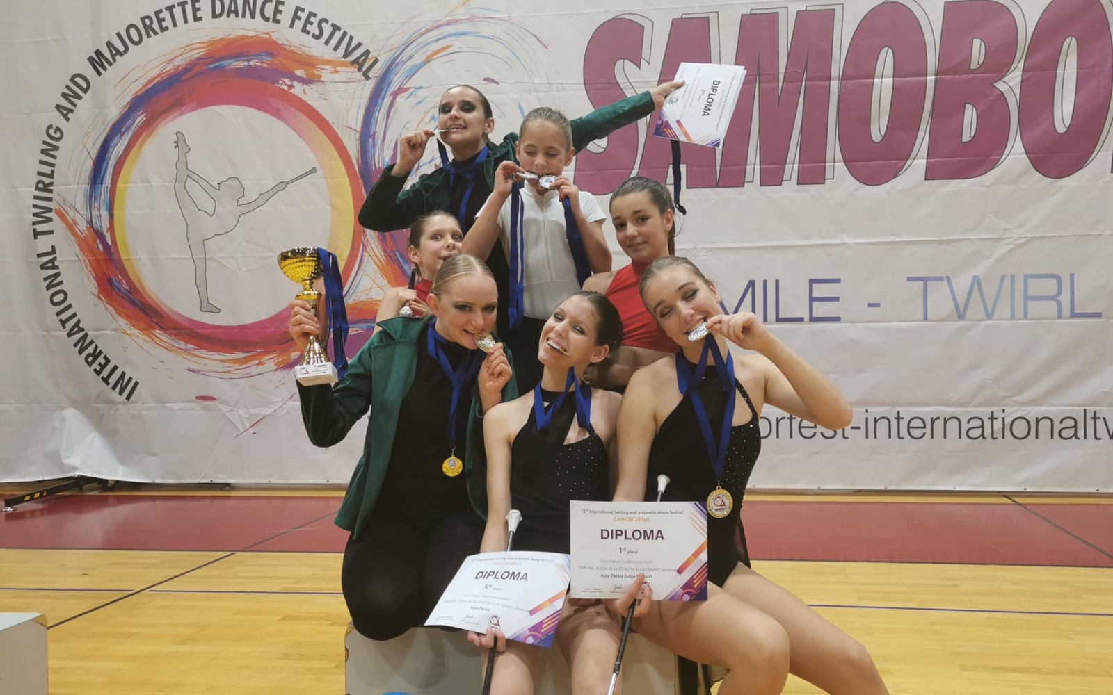 Foto: arhiv Twirling, plesnega in mažoretnega kluba Lenart