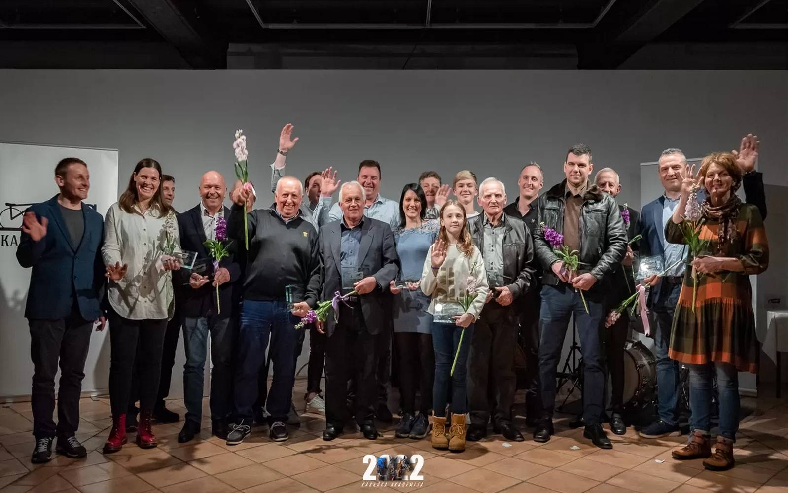 Nagrajenci na letošnji akademiji KZS na Fužinah. Foto: arhiv KZS.