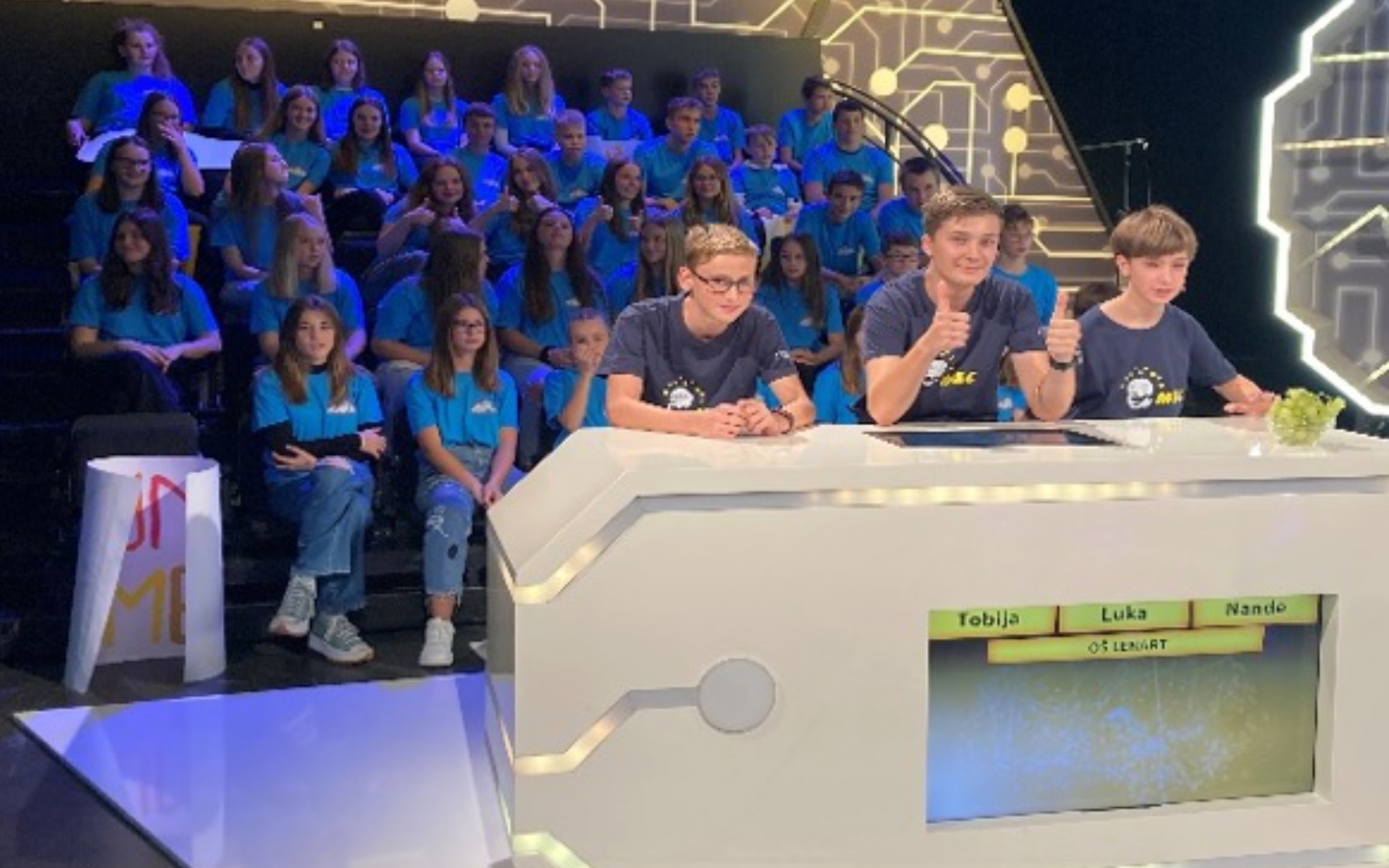 Ekipa OŠ Lenart na Malih sivih celicah. Foto: arhiv OŠ Lenart