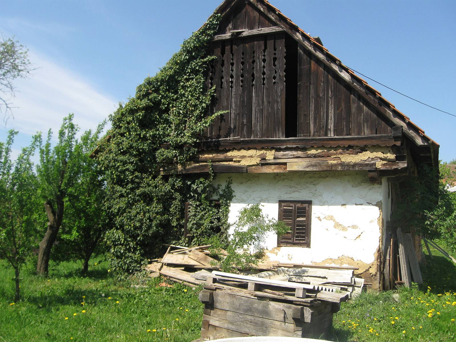 Rojstna hiša Ignaca Koprivca v Drbetincih (arhiv Občine Sv. Andraž)