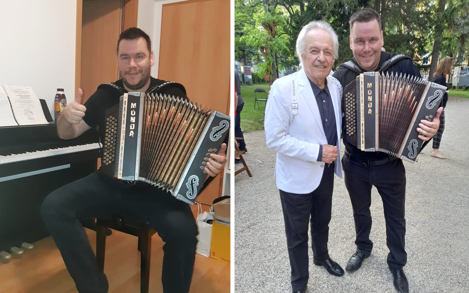 Sinišu Čehu je delo hkrati hobi in to ga osrečuje. Iz njegove hiše pa se dan za dnem razlegajo vesele melodije. Foto: osebni arhiv