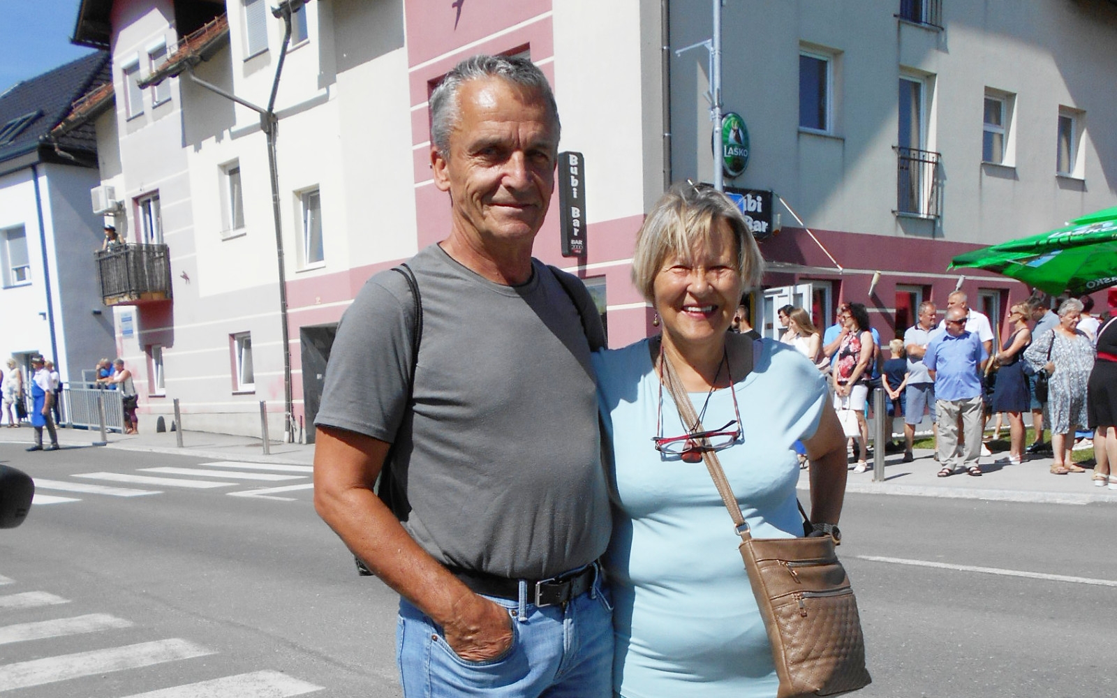 Nekdanja Gorenjca Jelka in Franc Korošec se udeležita skoraj vsake prireditve v Cerkvenjaku. Foto: F. Korošec