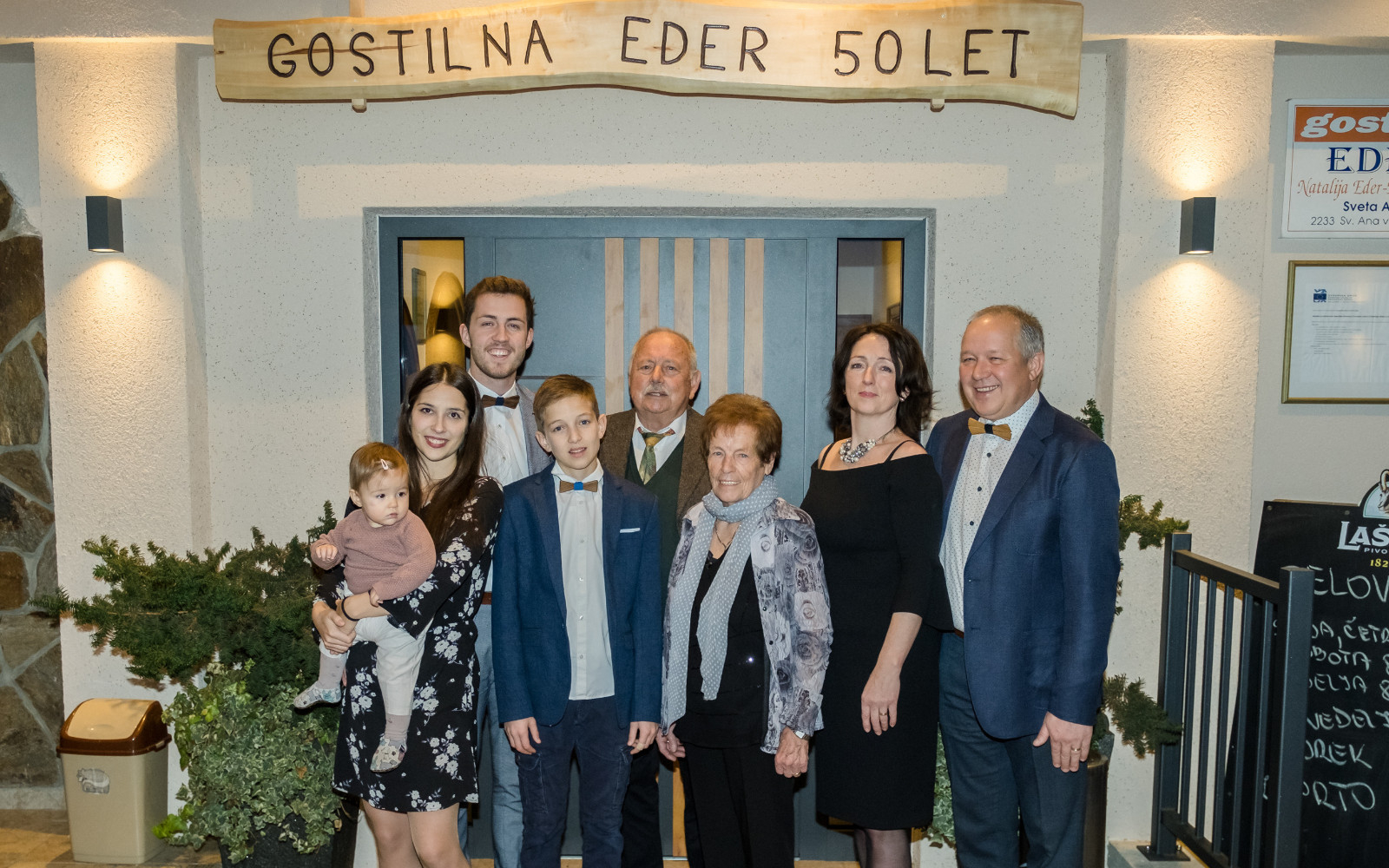 V Gostilni Eder se vedno znova srečamo s čim novim – mnogo ustvarjalnih idej prispeva Jan, sin Natalije in Marjana, ki v gostišče vnese mladostno energijo in izvirnost. Foto: osebni arhiv