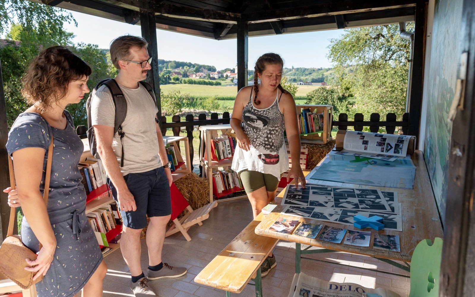 Knjižnica pod krošnjami obratuje od ponedeljka do sobote. Foto: arhiv Zelena centrala