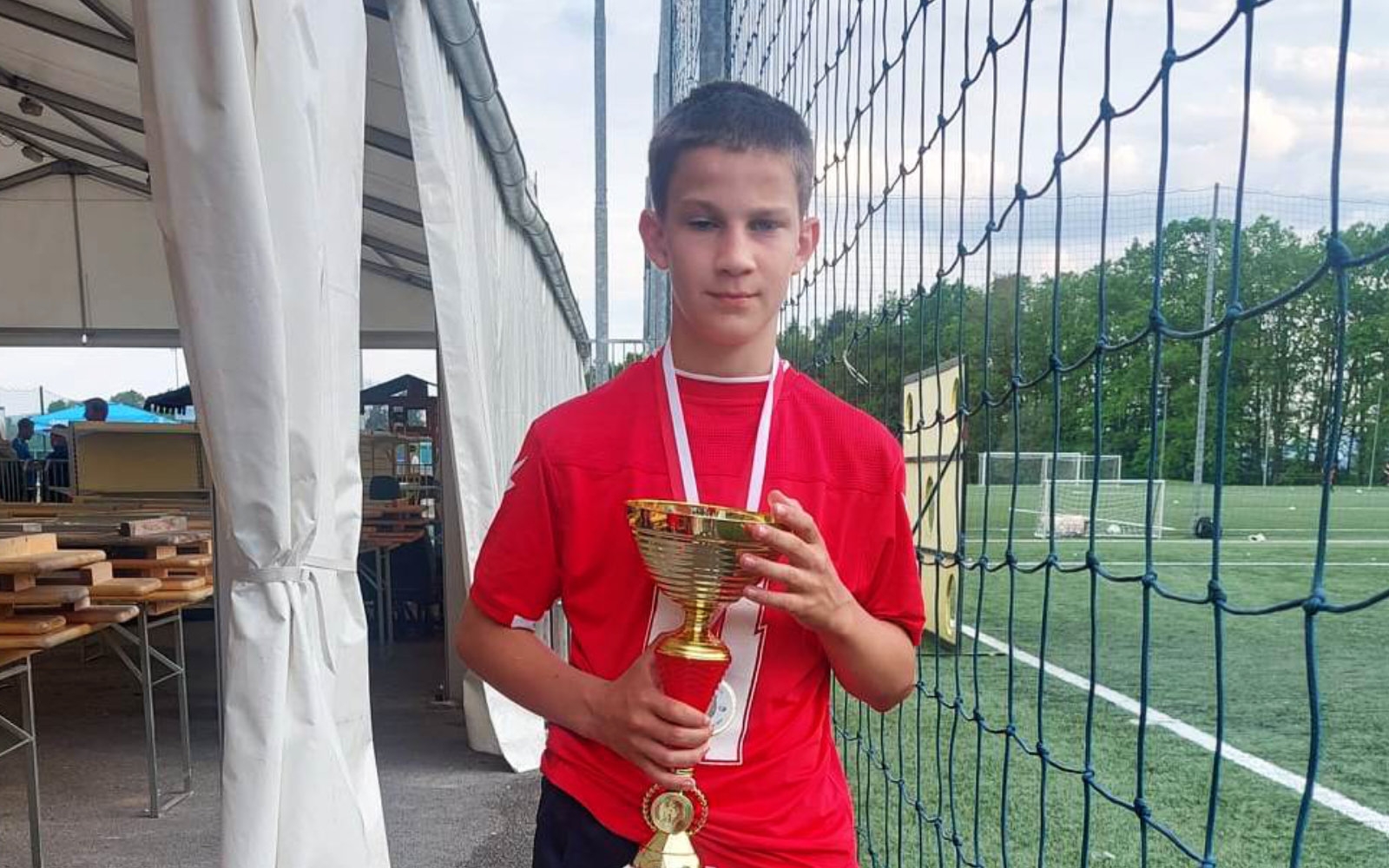 Nik-Timy Selinšek je obetavni mladi nogometaš. Foto: osebni arhiv