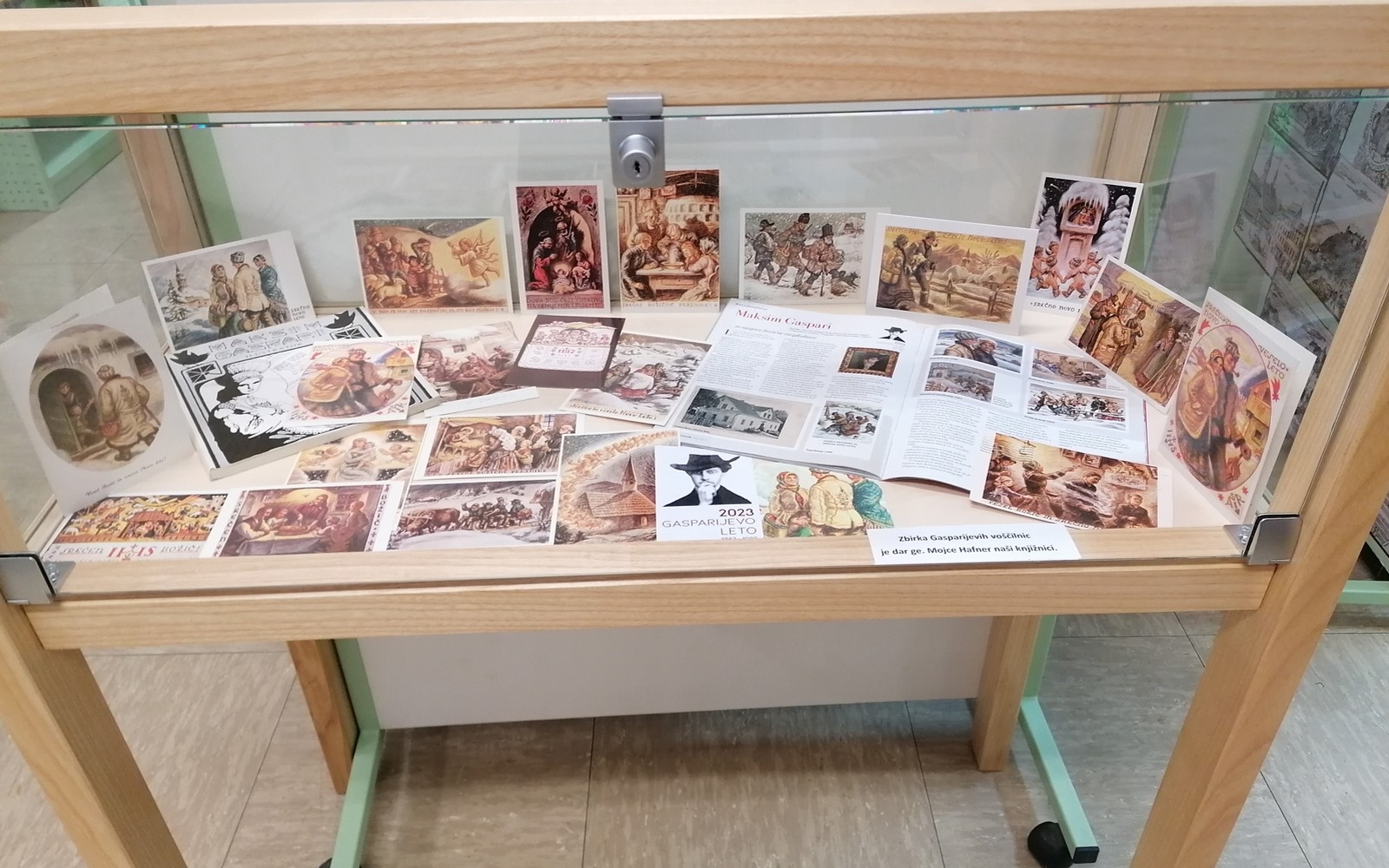 Praznična razstava ob zaključku Gasparijevega leta. Foto: Aleksandra Papež.