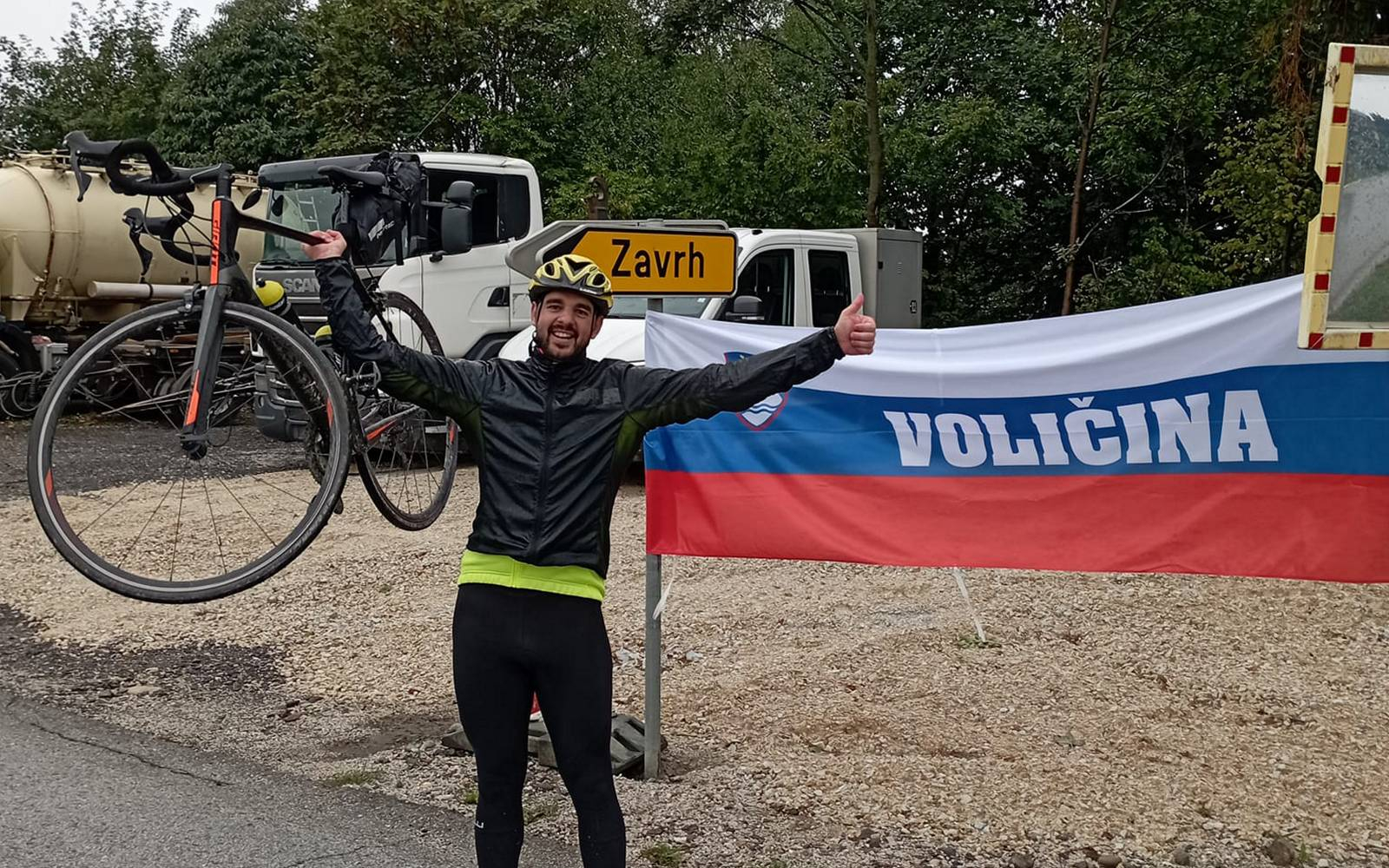 Sprejem Matije Damiša ob povratku v Voličino. Foto: Franci Ornik