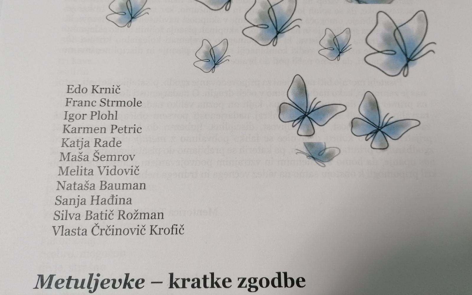 Naslovnica brošure Metuljevke