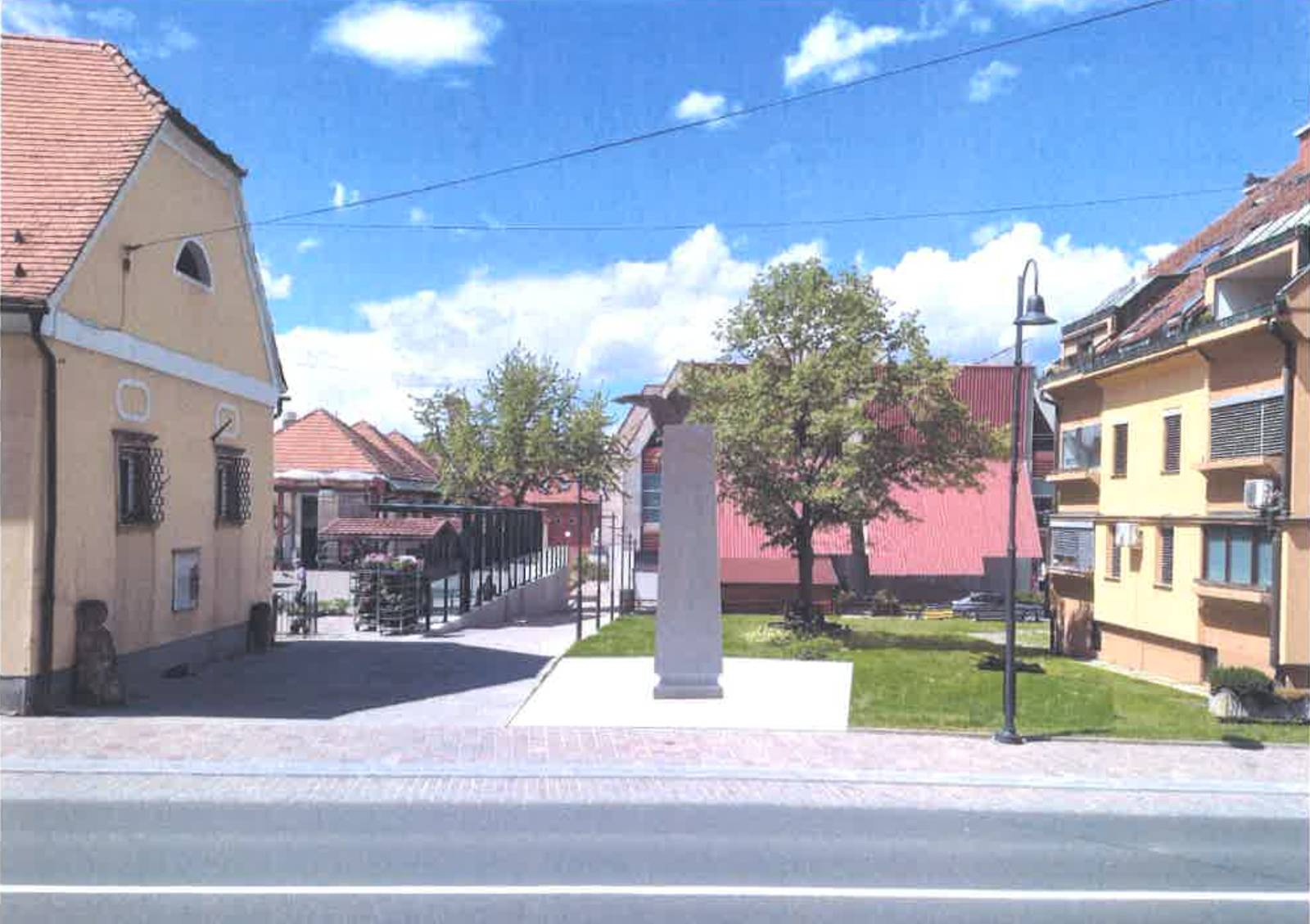 Vizualizacija stebra slovenske državnosti