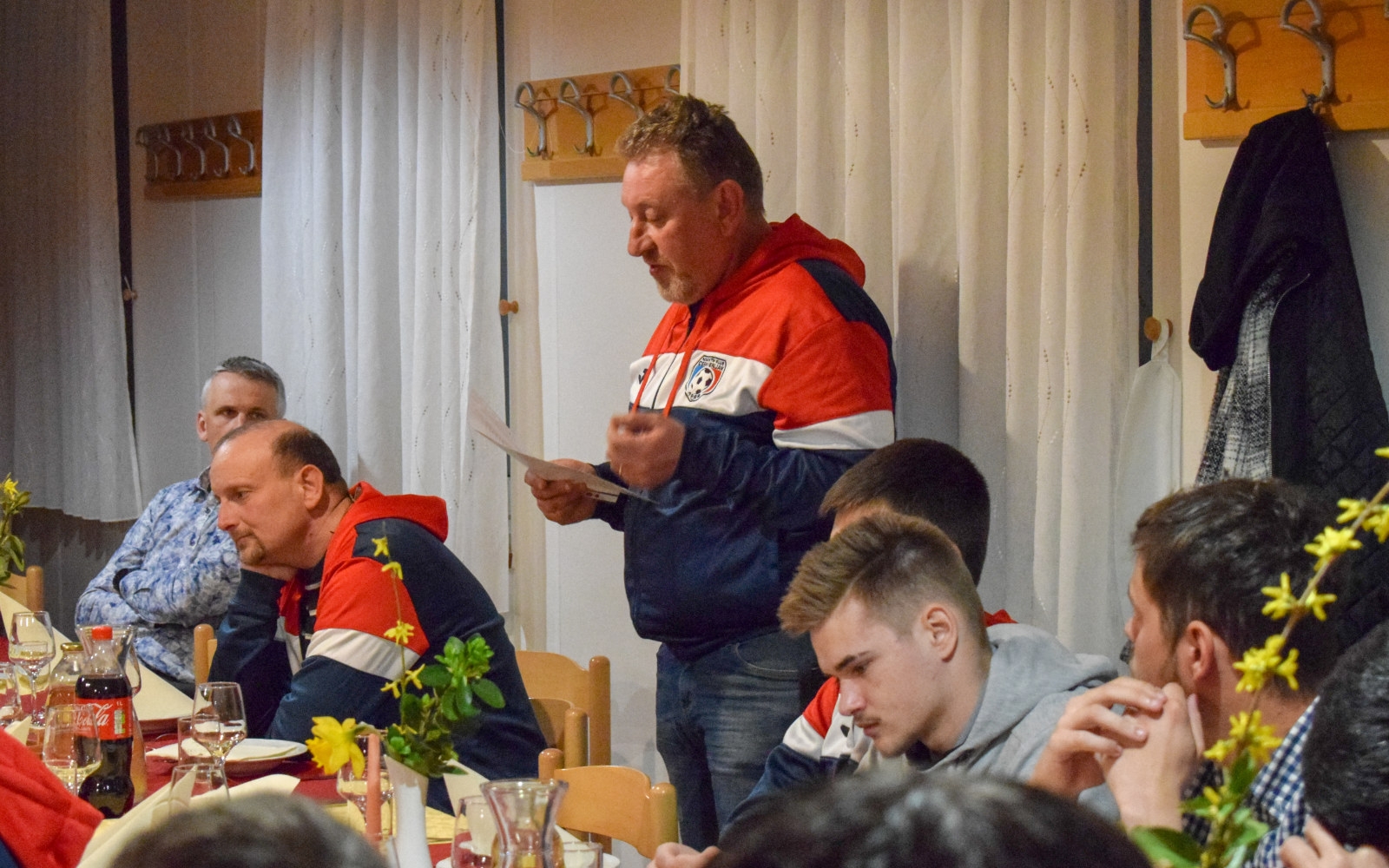 Svoje prvo poročilo je predstavil tudi novi trener članske ekipe Roman Žamut. Foto: arhiv kluba