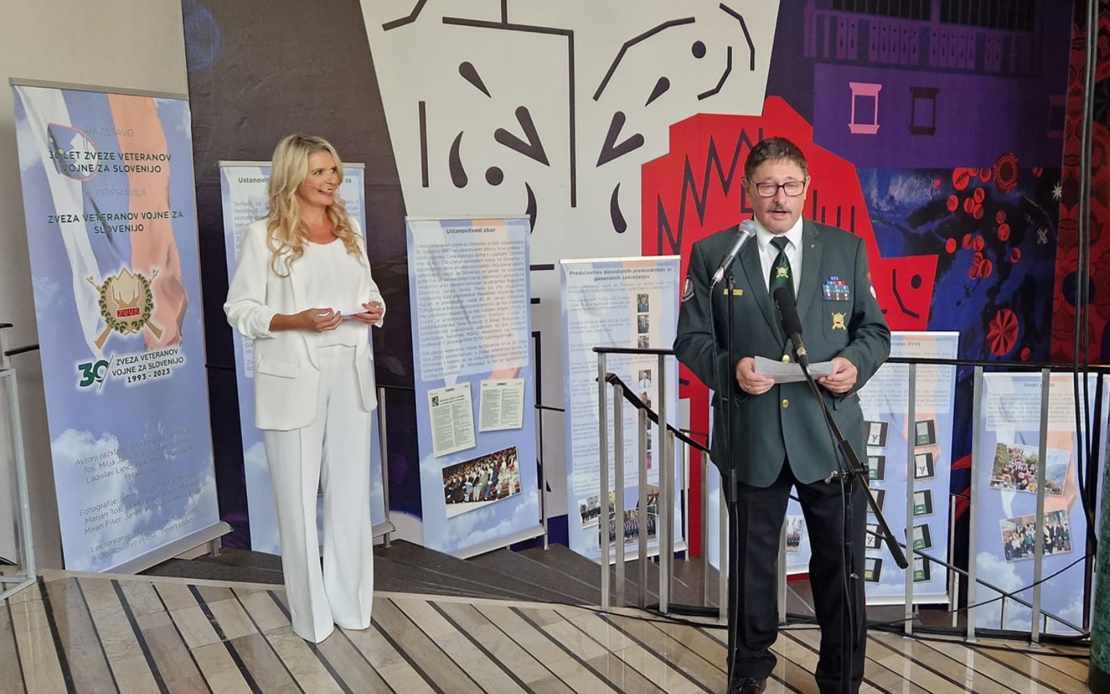 Razstavo je predstavil Vlado Žgeč. Foto: arhiv ZVVS