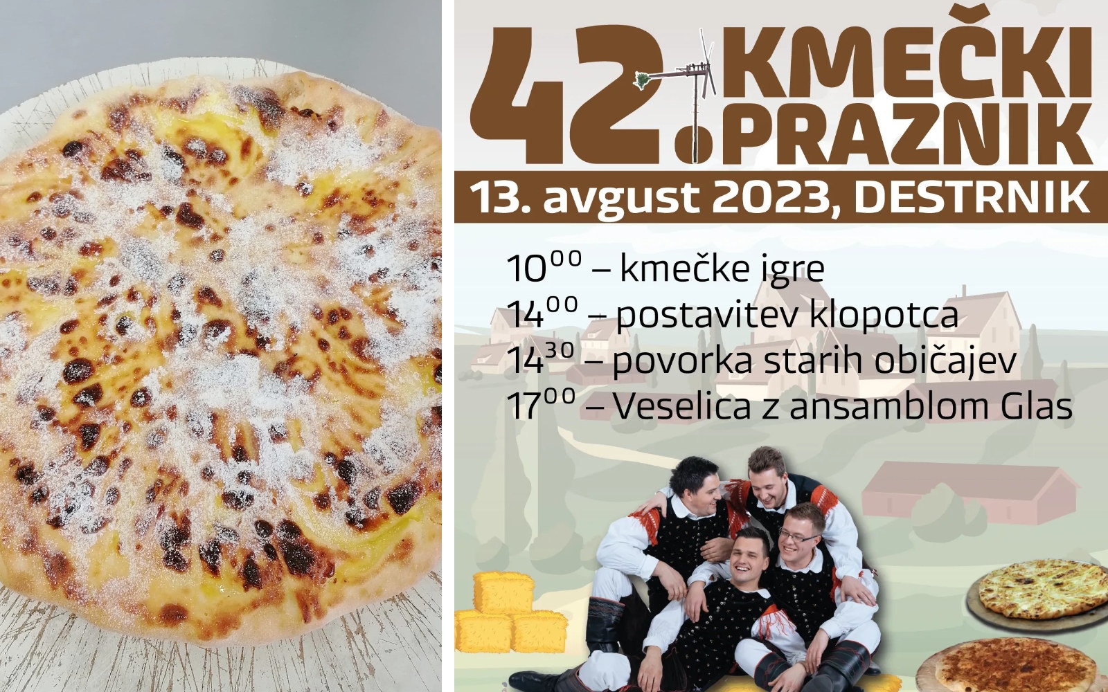 Organizatorji bodo prireditvi dodali še humanitarno noto: zbirali bodo pomoč za prizadete v neurjih.