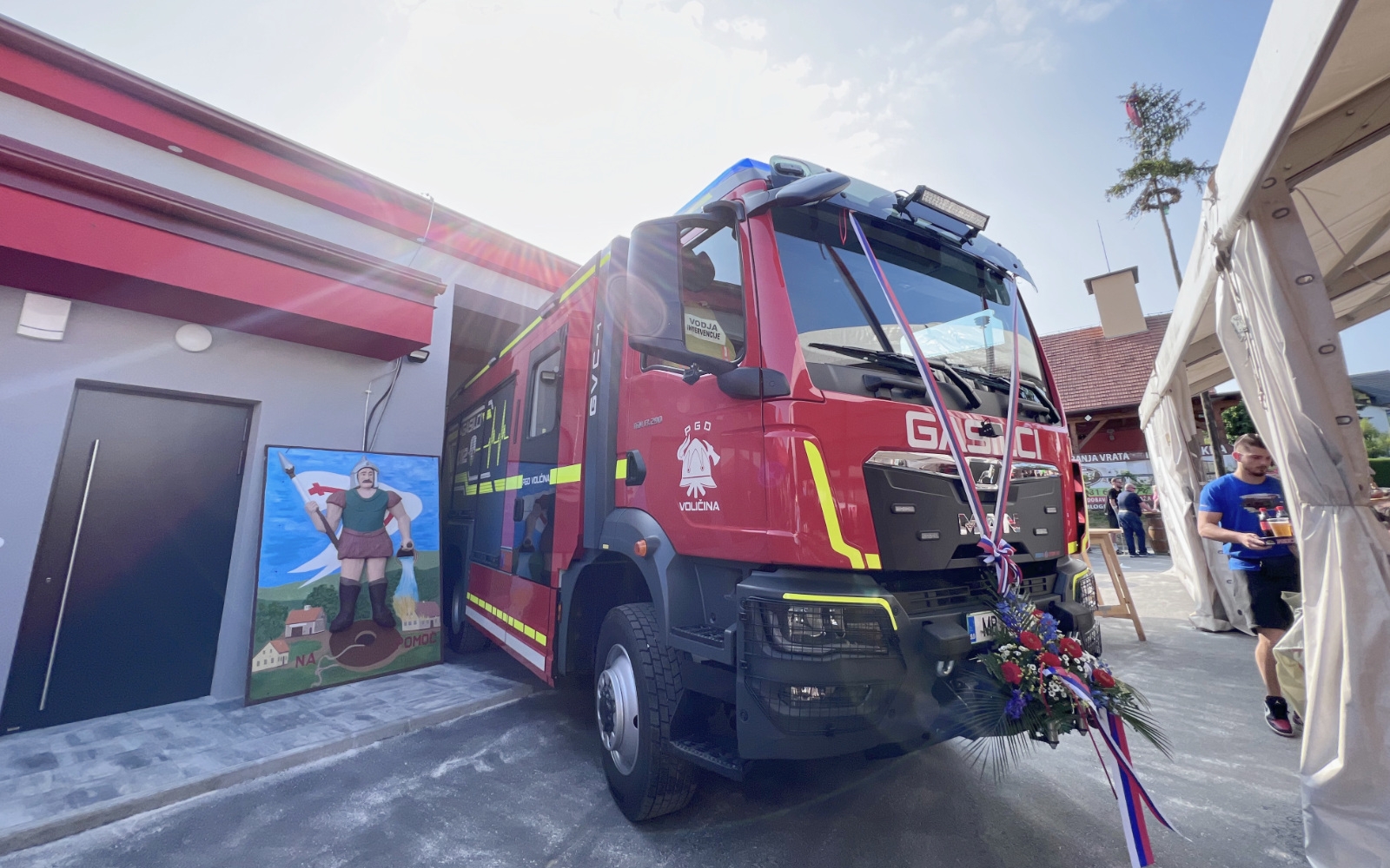 V Voličini so gasilci bogatejši za nov gasilski dom in gasilsko vozilo GVC-1.