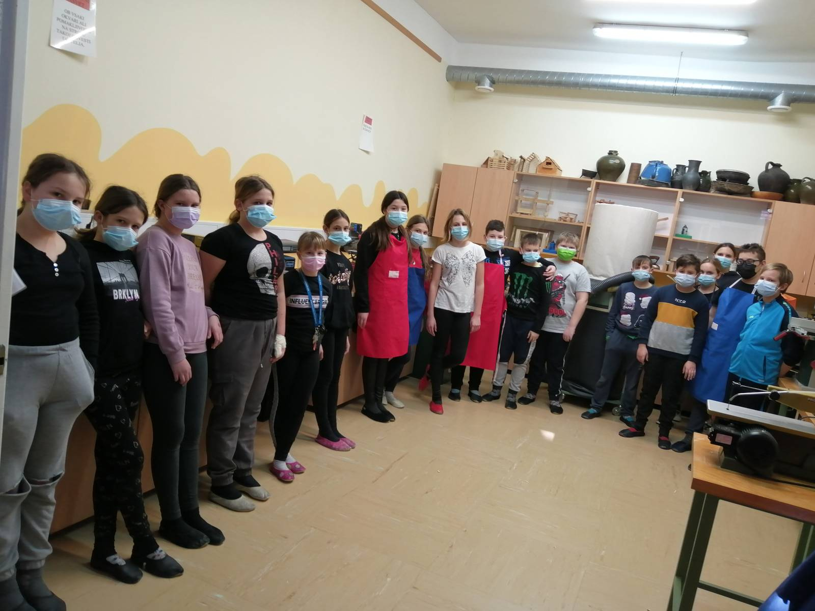 Udeleženci interesne dejavnosti. Foto: Janja Horvat.