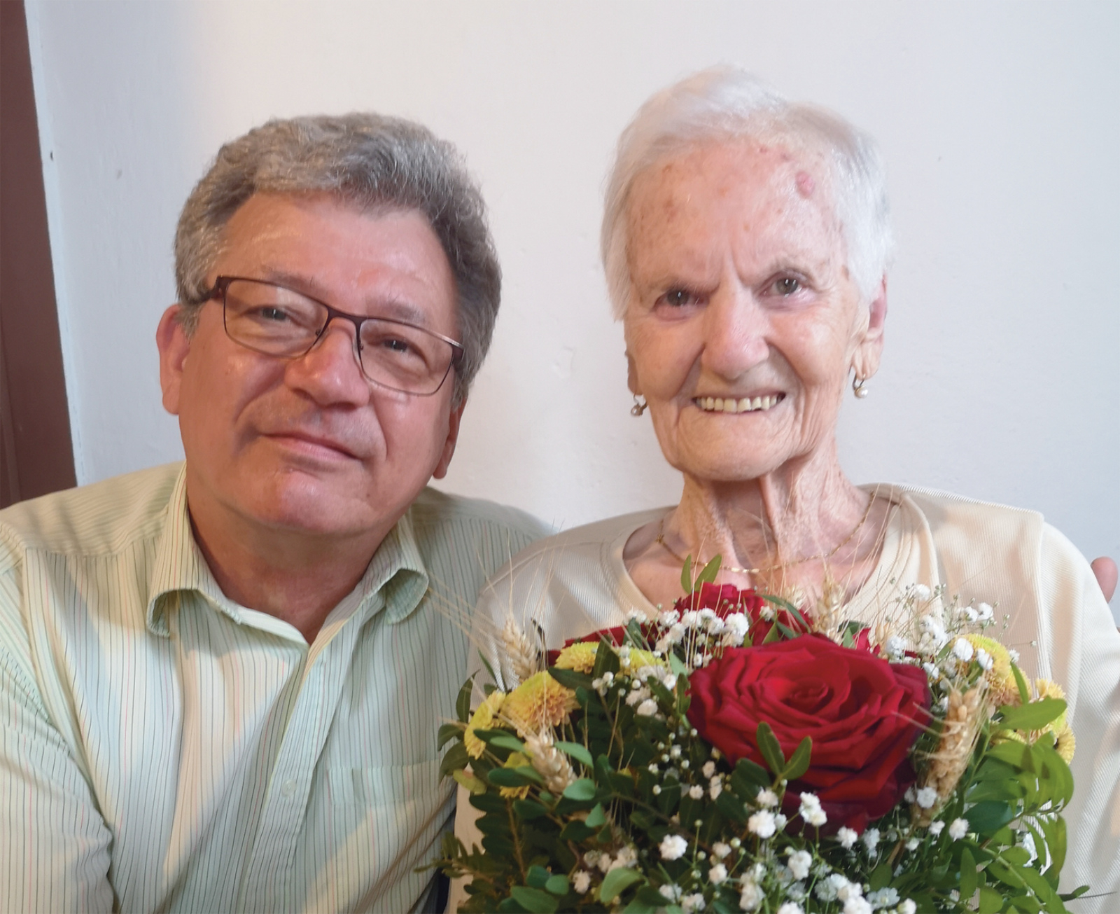 Ga. Bogomila z županom Petrom Škrlecem