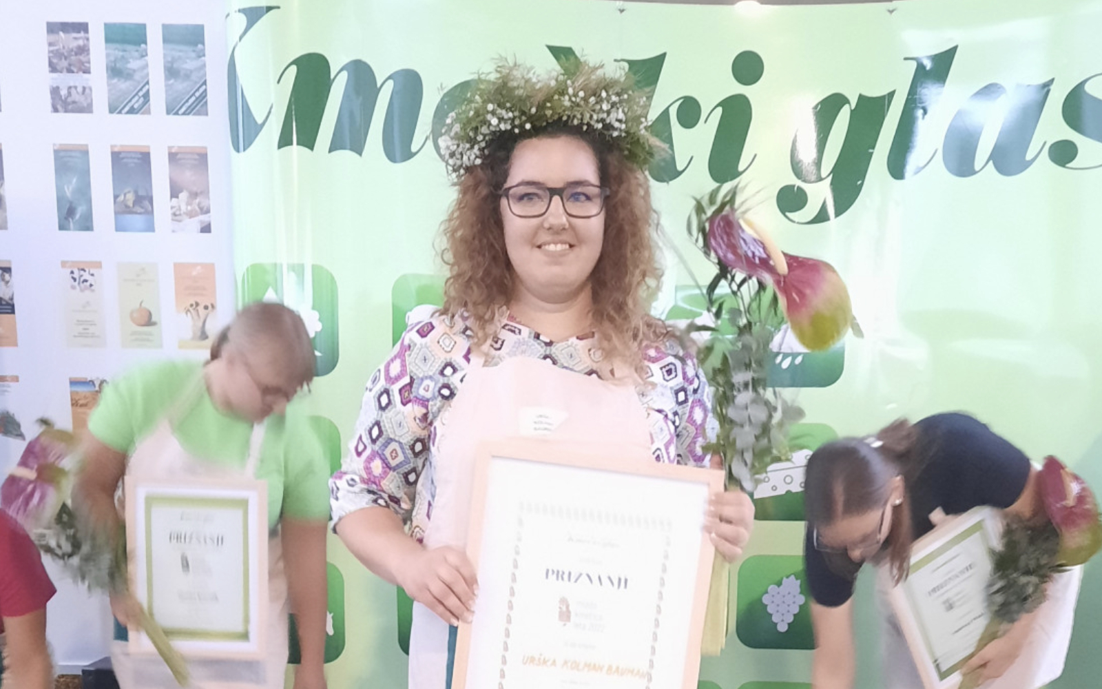 Mlada kmetica leta s priznanjem. Foto: Klara Lovenjak, Kmečki glas