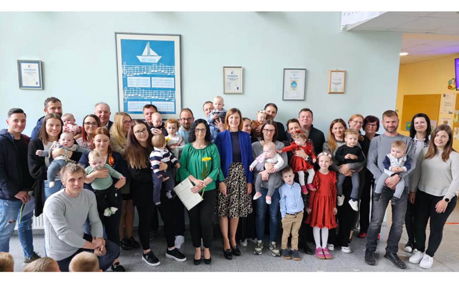 Županja je sprejela 13 novorojenčkov, ki so bili rojeni v letu 2022. Foto: arhiv občine