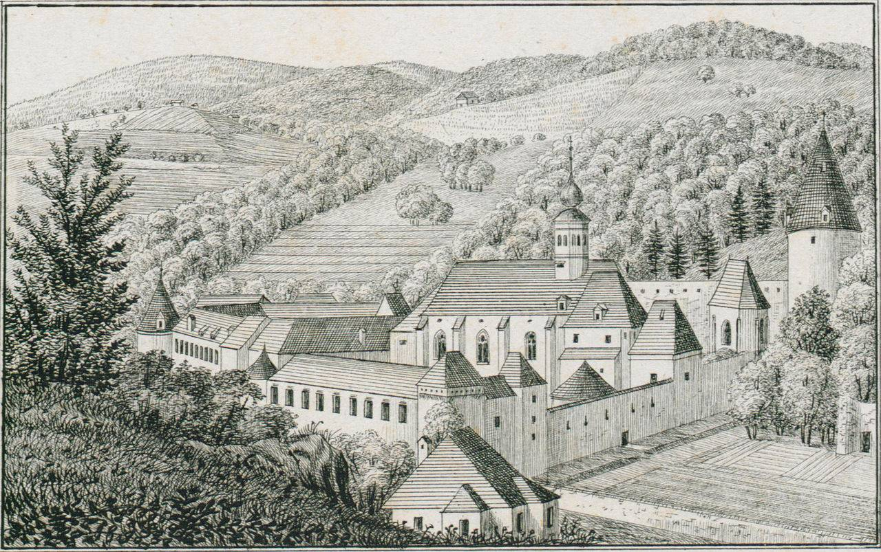 Kartuzija Žiče iz leta 1830 – vedno kraj spokornosti, miru in premisleka.