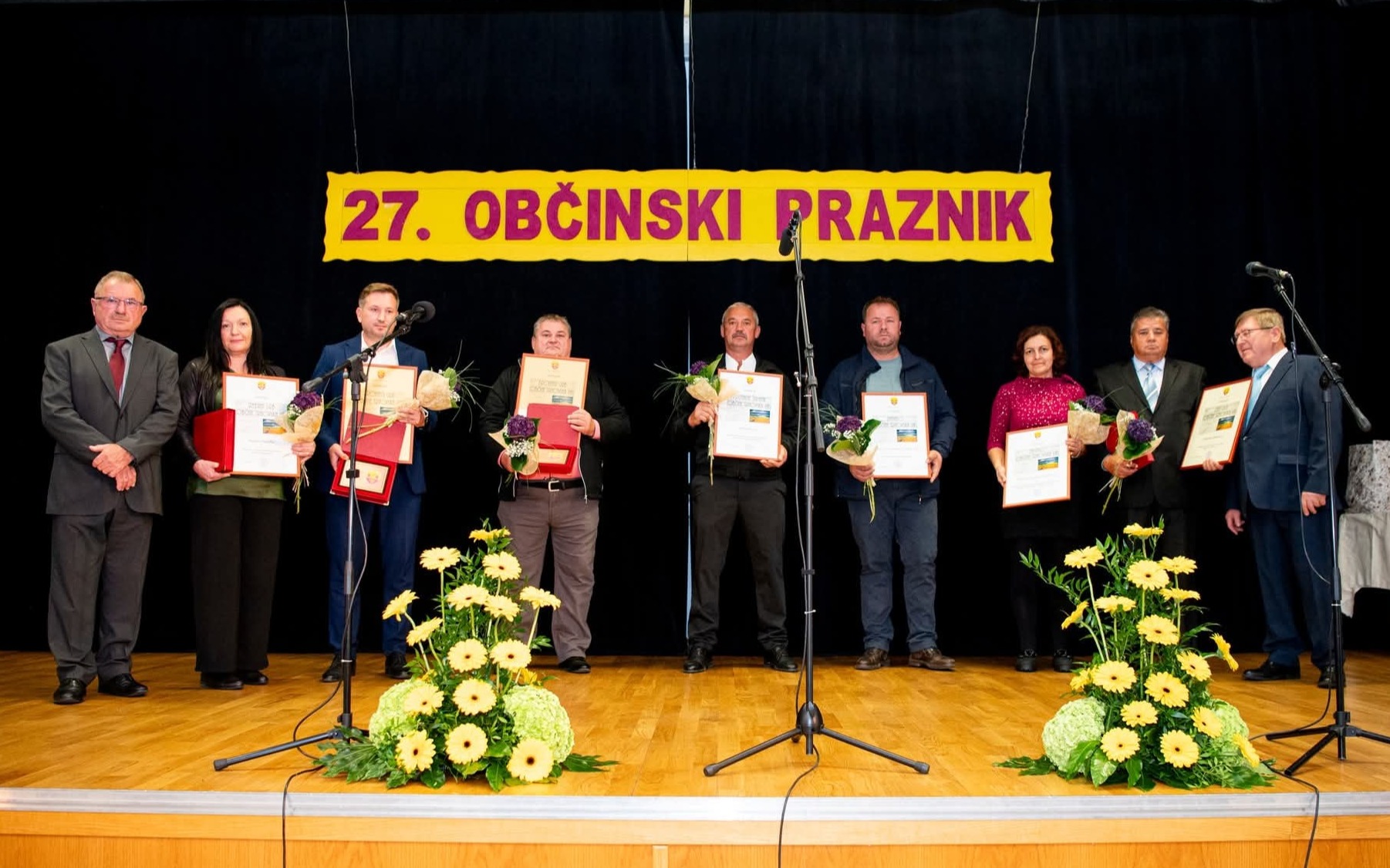 27. občinski praznik s podelitvijo priznanj v Trnovski vasi