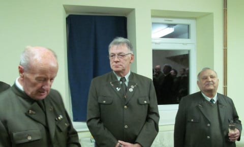 Mag Emilijan Trafela in dr. Srečko F. Krope od leve